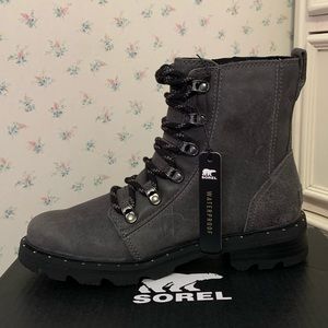 Sorel Lennox Lace Waterproof Studded Leather Boots